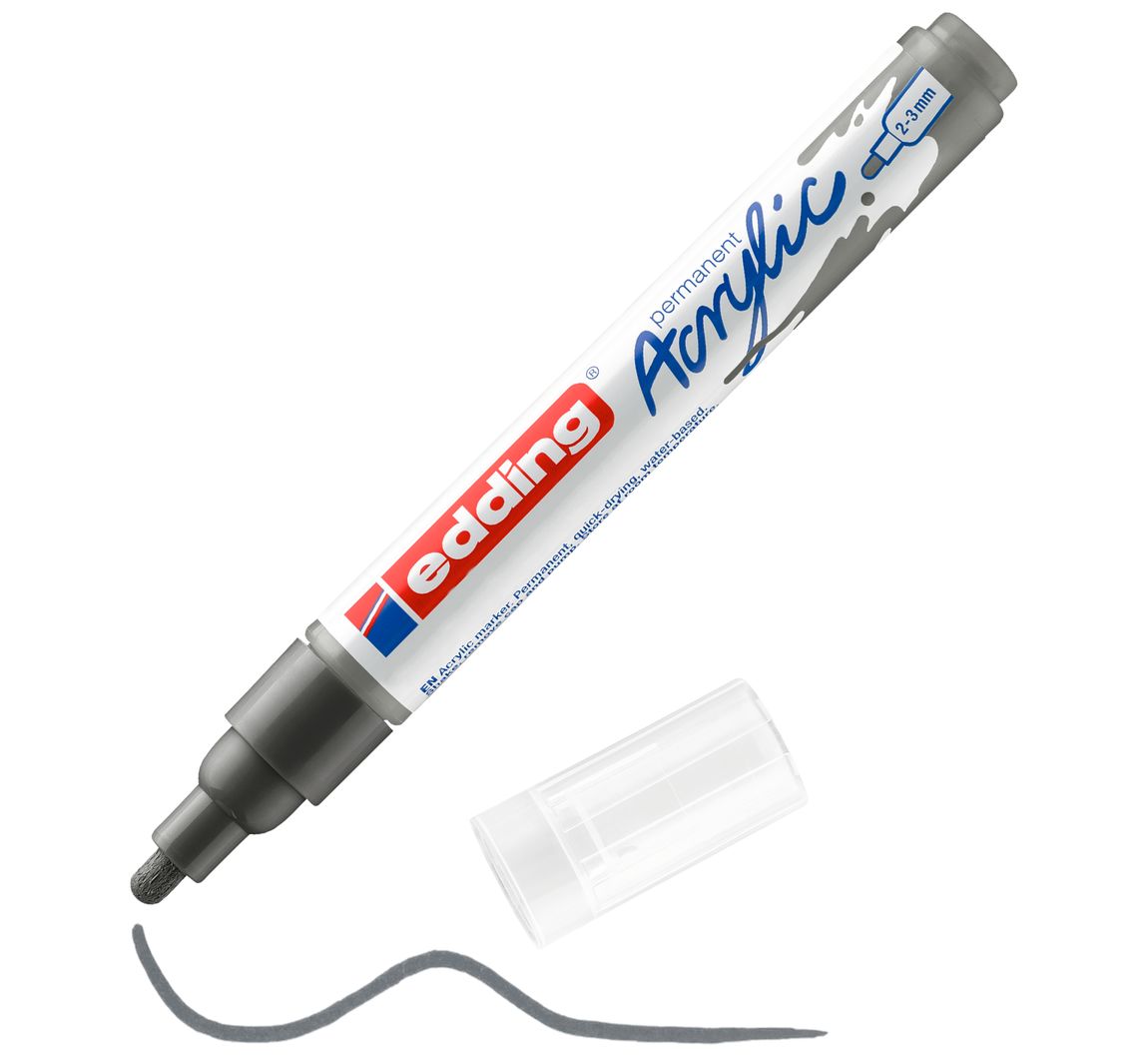 edding 5100 Acrylic "Acrylmarker - Mittel" - Anthrazit