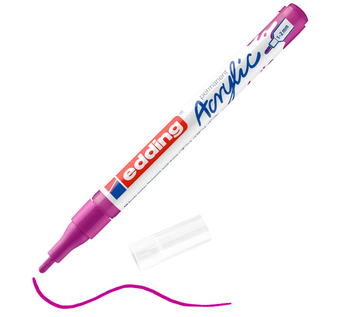 edding 5300 Acrylic "Acrylmarker - Fein" - Beere