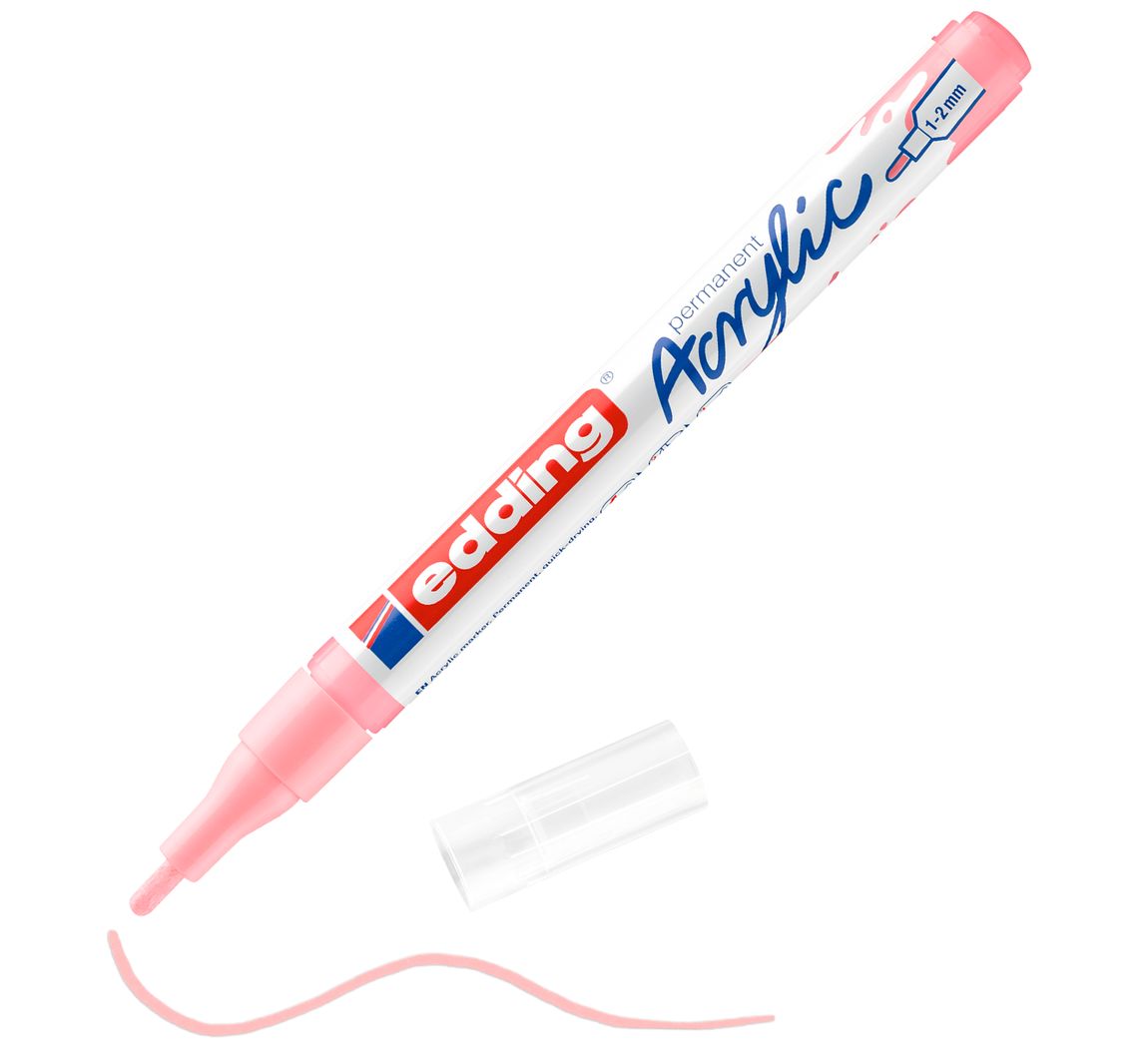 edding 5300 Acrylic "Acrylmarker - Fein" - Edel Mauve