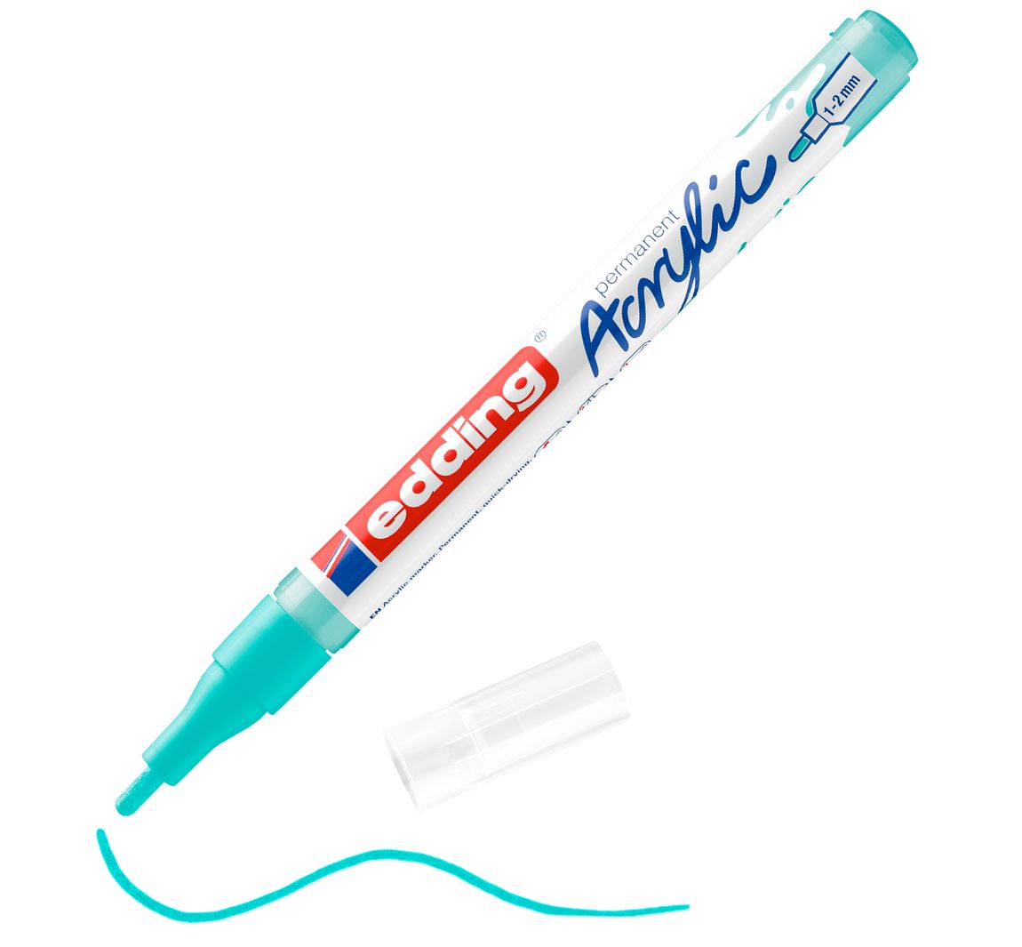 edding 5300 Acrylic "Acrylmarker - Fein" - Opulent-Türkis