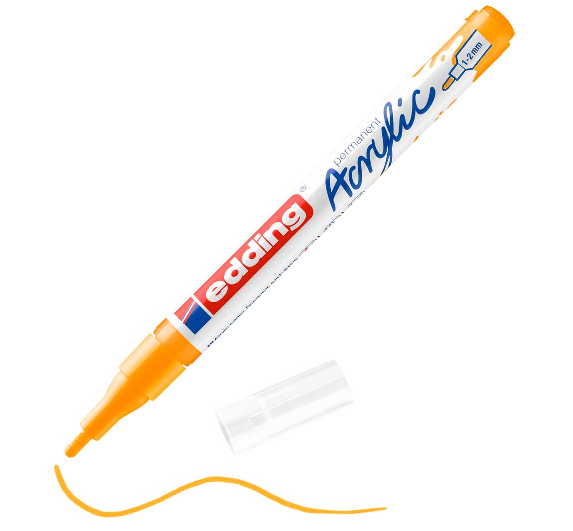 edding 5300 Acrylic "Acrylmarker - Fein" - Sonnengelb