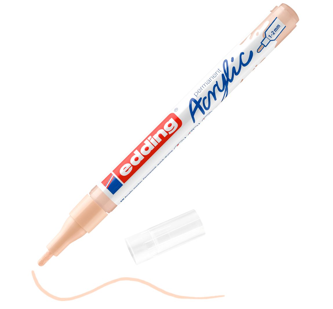 edding 5300 Acrylic "Acrylmarker - Fein" - Warmbeige