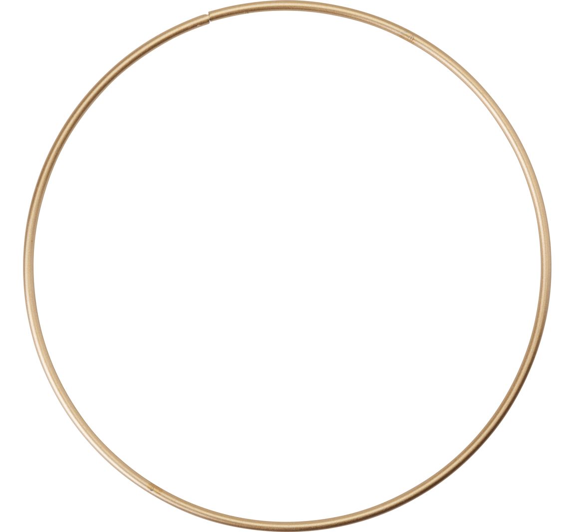 Metallring "Kreis", Goldfarben - Ø 15 cm