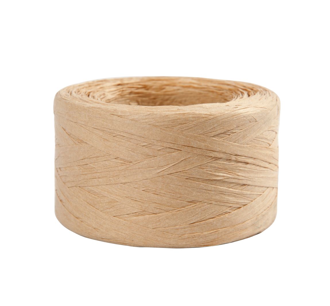 Papier-Raffiabast, L 100 m - Beige