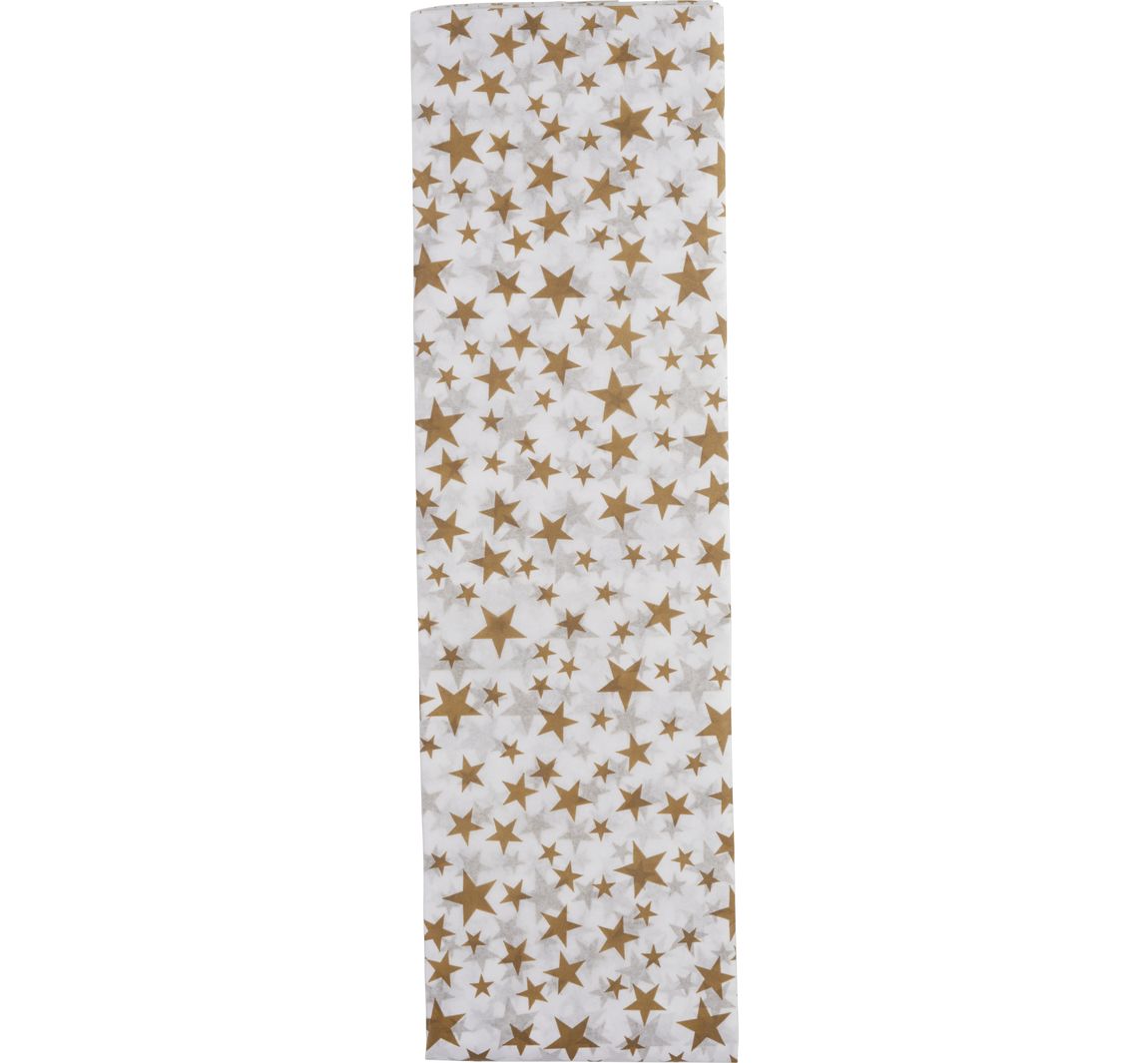 Seidenpapier "Sterne" - Gold