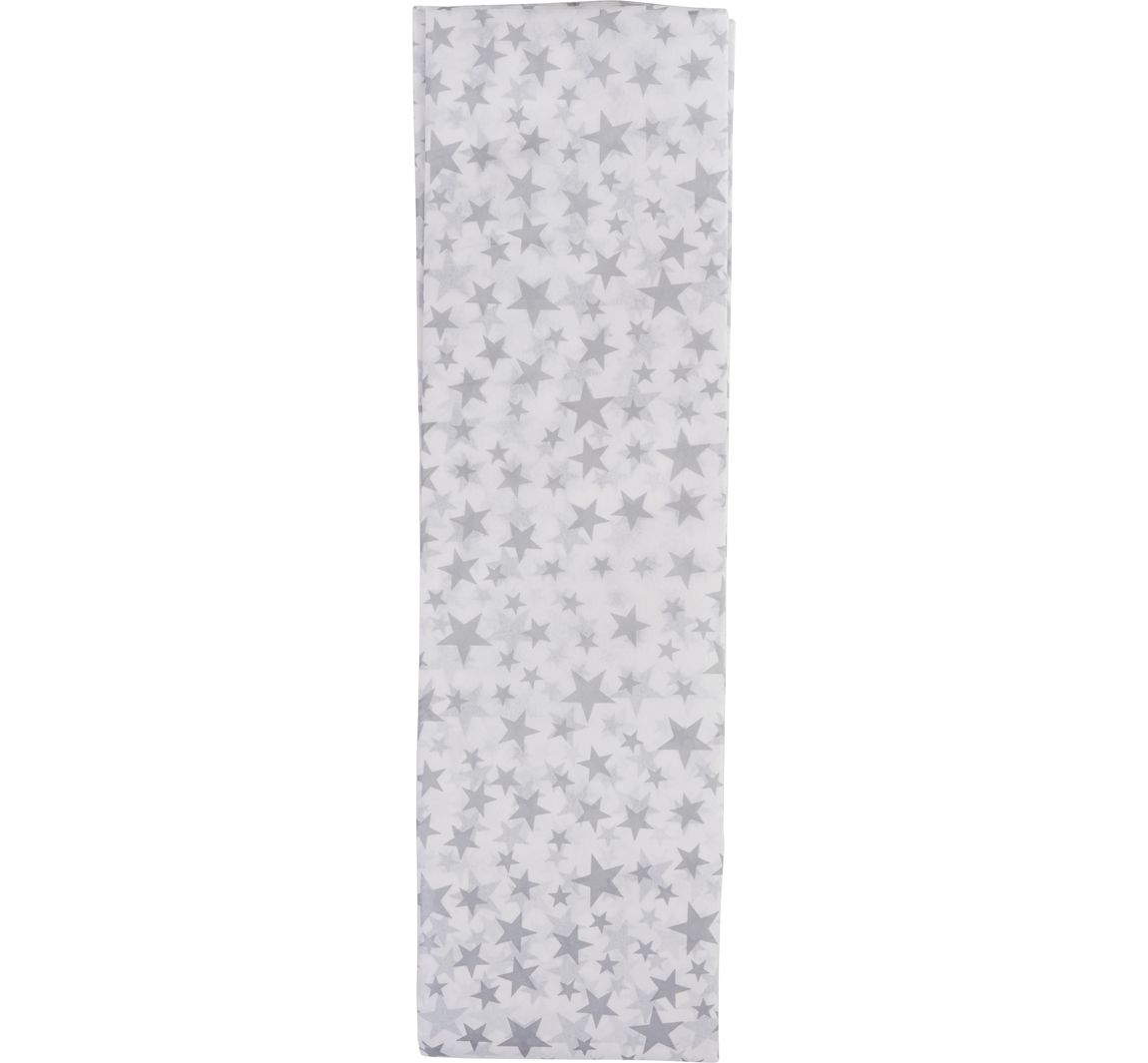 Seidenpapier "Sterne" - Silber