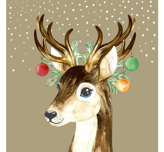 Serviette "Christmas Deer"