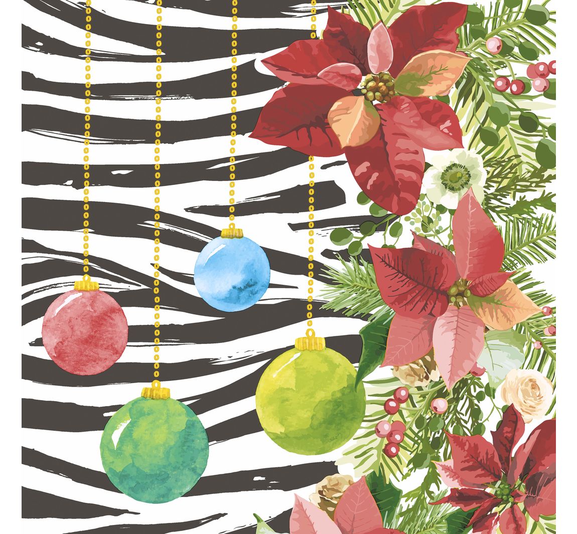 Serviette "Jungle X-Mas" - 5 Stück