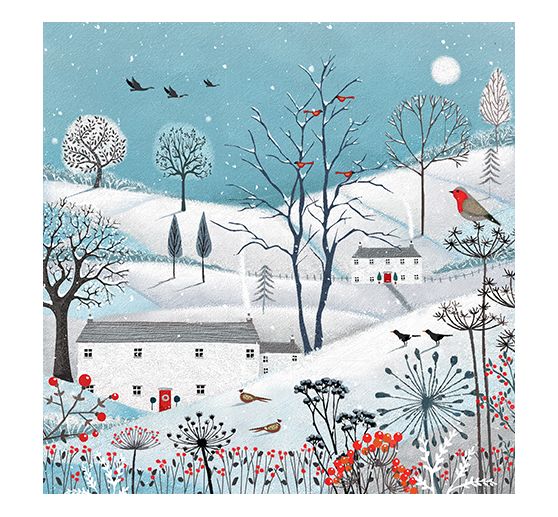 Serviette "Schöne Winterwelt"