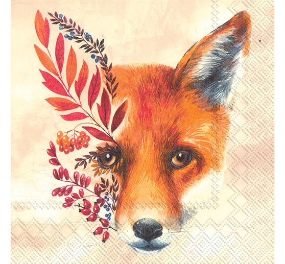 Serviette "Herbstfuchs"