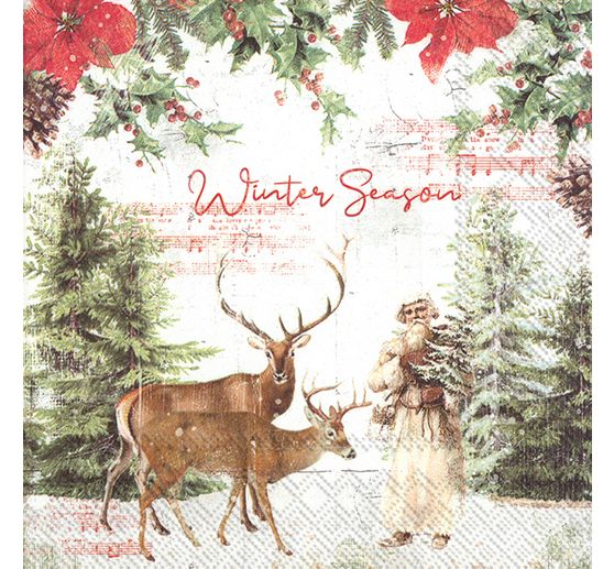 Serviette "Wintersaison"