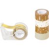 Deko Tapes "Christmas" Gold/Natur