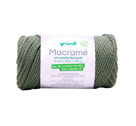 Gründl Baumwollkordel "Macramé"