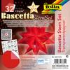 Bascetta-Stern Set "Transparentpapier", Rot
