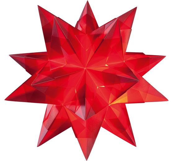 Bascetta-Stern Set "Transparentpapier", Rot