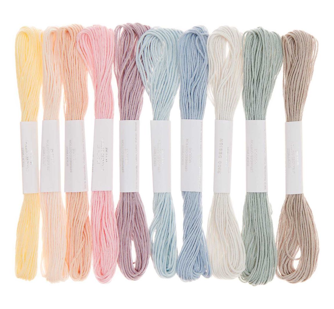 Rico Design Stickgarnset - Pastell