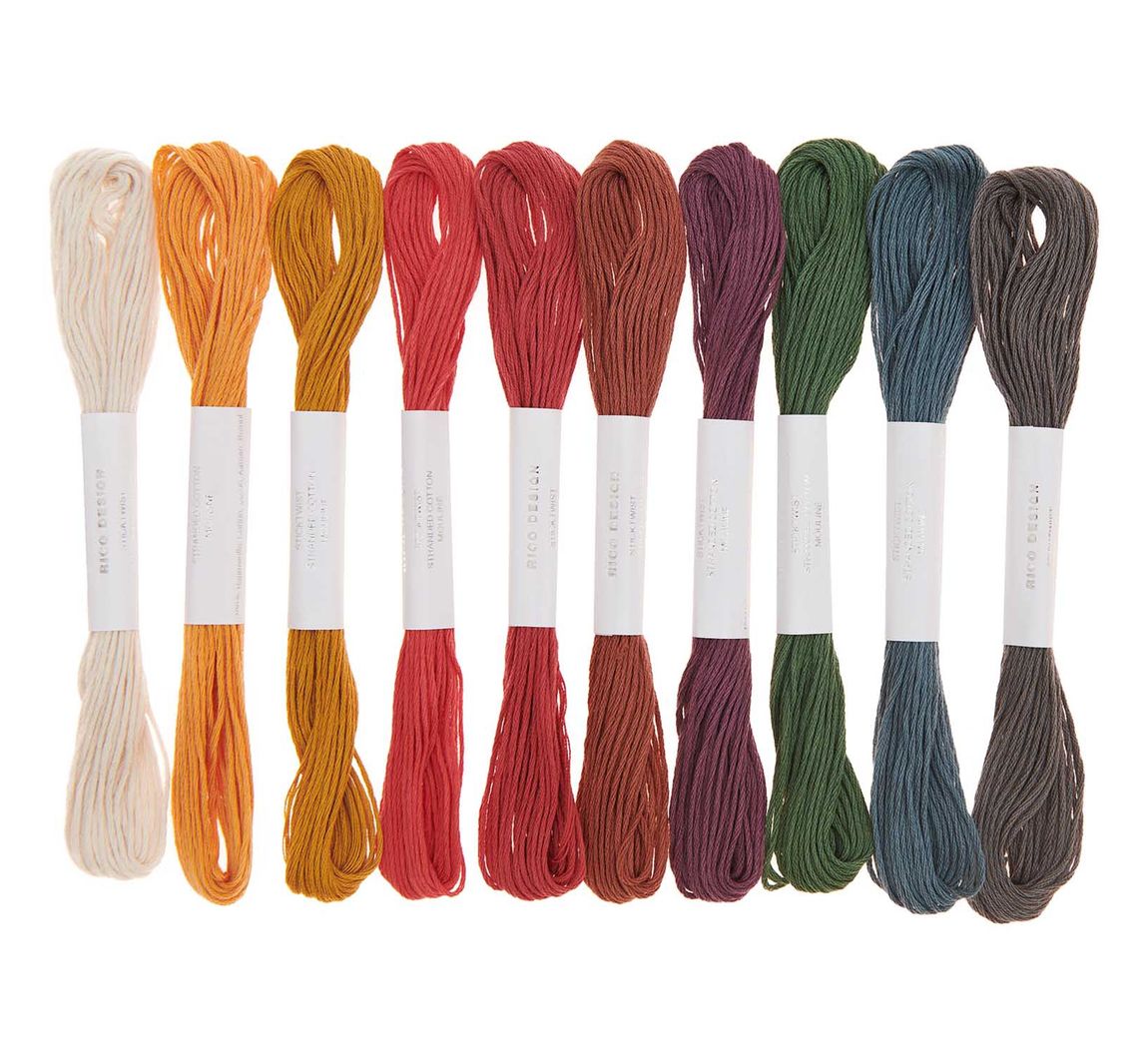 Rico Design Stickgarnset - Earthy