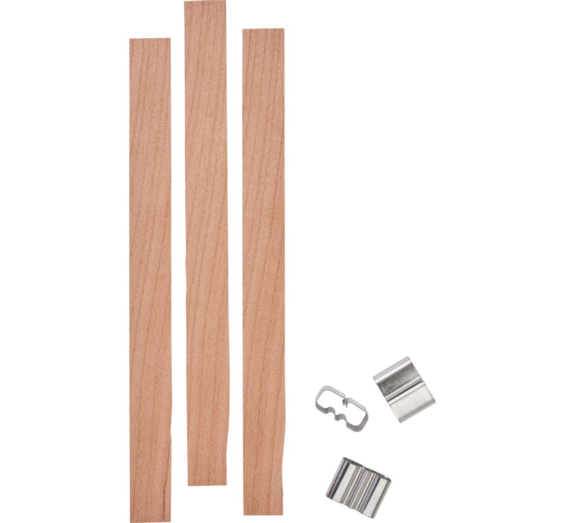 Holzdochte mit Halter - 14 mm, 3 Stück