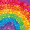 Serviette "Rainbow Art"