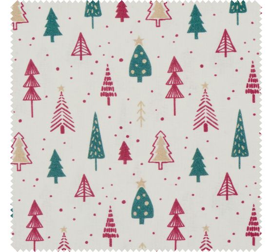 Cotton fabric "Fir trees"