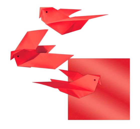 Transparentpapier-Faltblätter