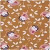 Jersey fabric "Owl Santal"