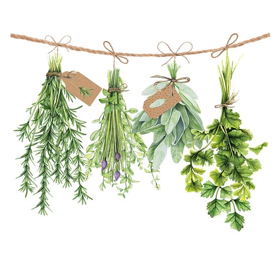 Serviette "Frische Kräuter"