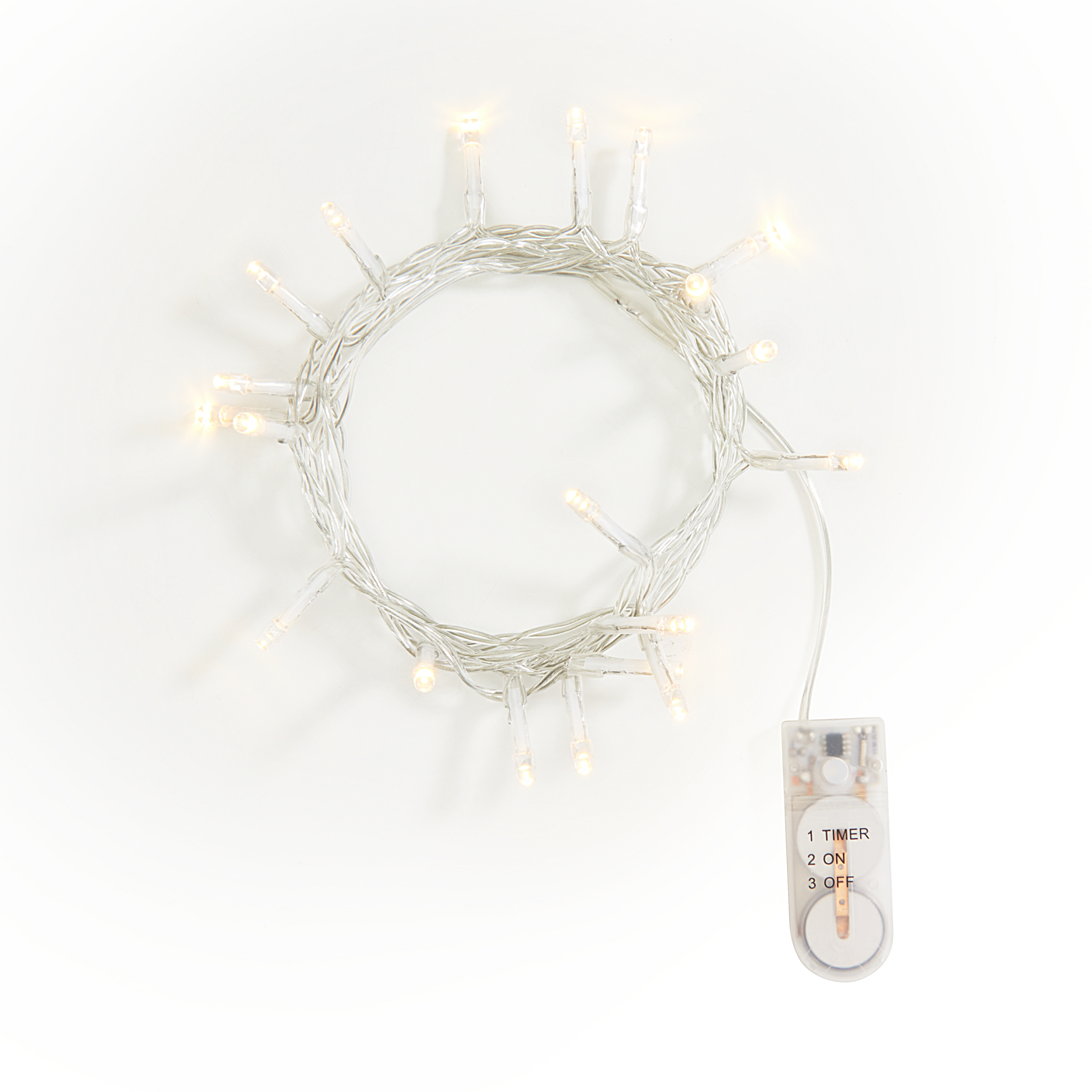 VBS Mini-LED-Lichterkette, mit Timer, mit Knopfzellen