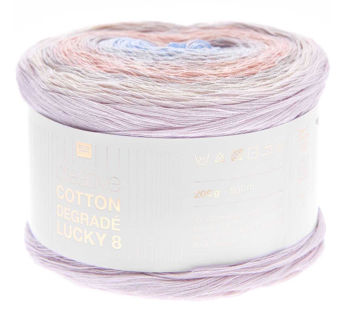 Rico Design Creative Cotton Dégradé Lucky 8 - Farbe 009