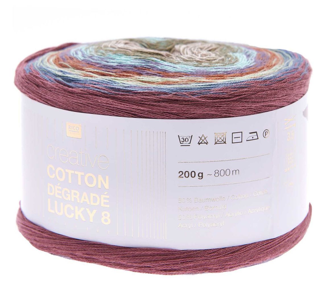Rico Design Creative Cotton Dégradé Lucky 8 - Forest