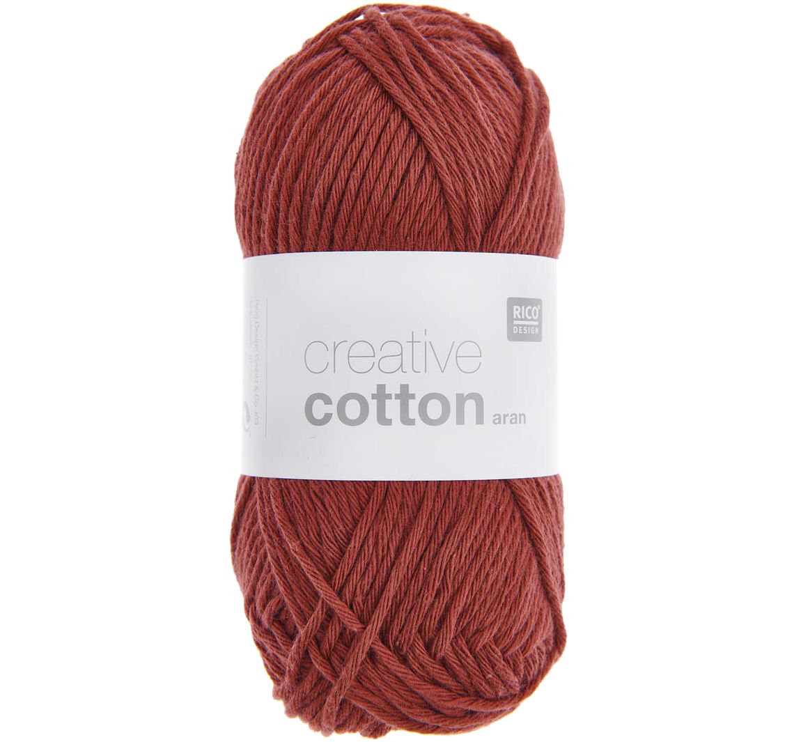 Rico Design Creative Cotton aran - Rost