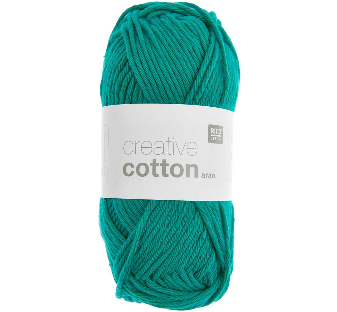 Rico Design Creative Cotton aran - Aqua