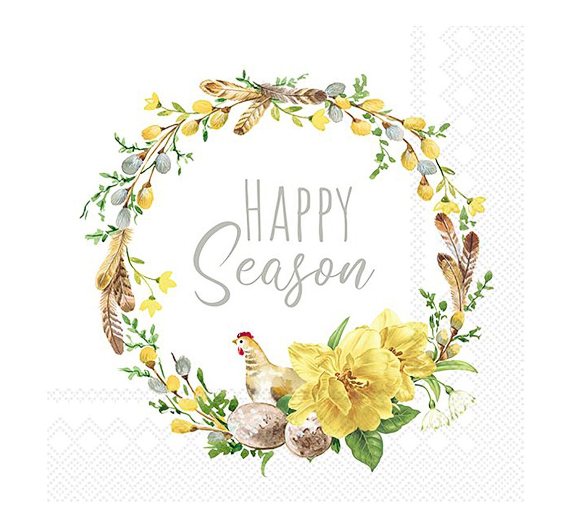Serviette "Happy Season" - 5 Stück