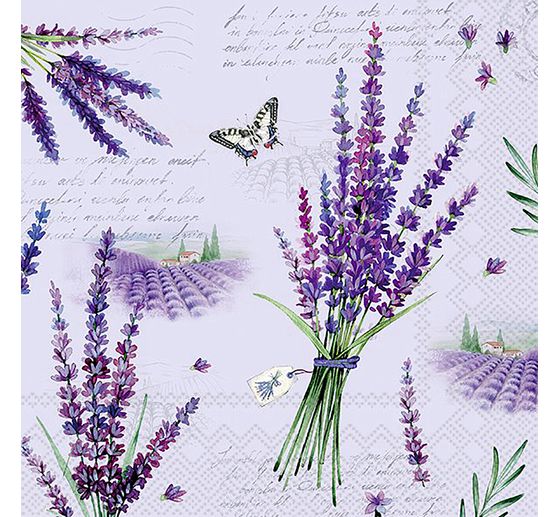 Serviette "Lavendel Poesie"