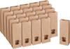 Blockbodenbeutel aus Kraftpapier mit Sichtfenster