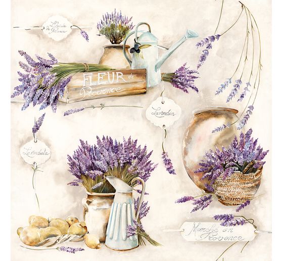 Serviette "Fleur de Provence"