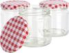 VBS Gläser mit Schraubdeckel "Rund", 170 ml