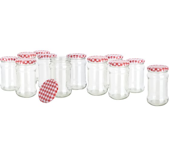 VBS Gläser mit Schraubdeckel "Rund", 270 ml