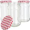 VBS Gläser mit Schraubdeckel "Rund", 270 ml