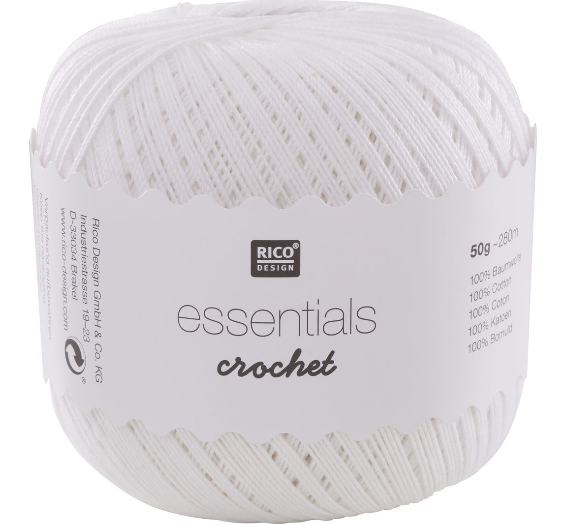 Rico Design Essentials Crochet - Weiß