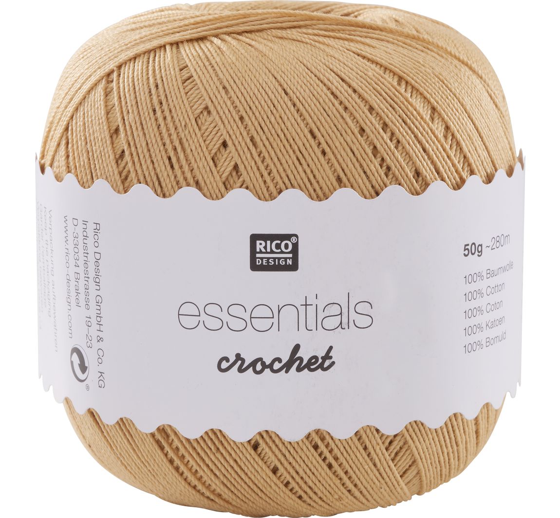 Rico Design Essentials Crochet - Gold