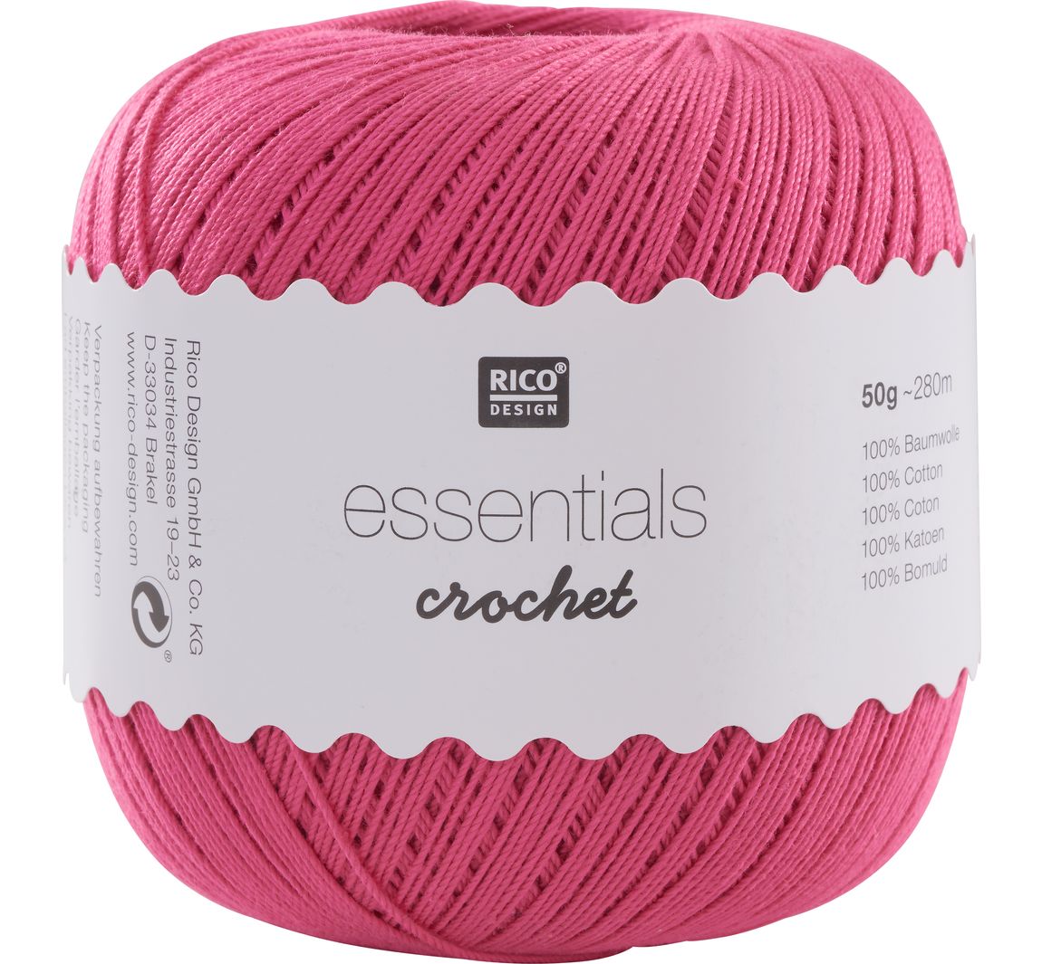 Rico Design Essentials Crochet - Pink