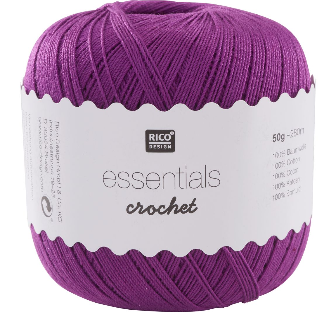 Rico Design Essentials Crochet - Lila