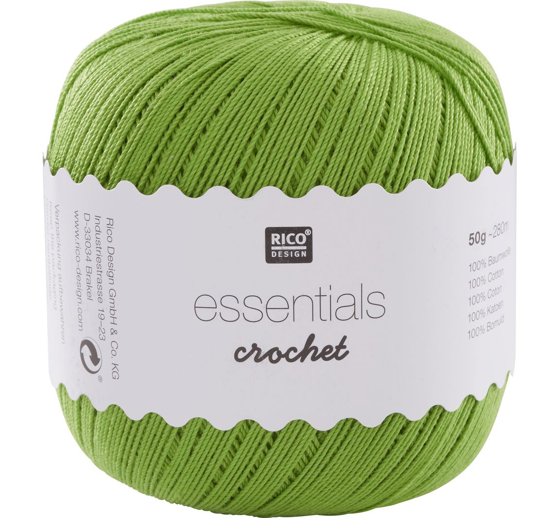 Rico Design Essentials Crochet - Hellgrün
