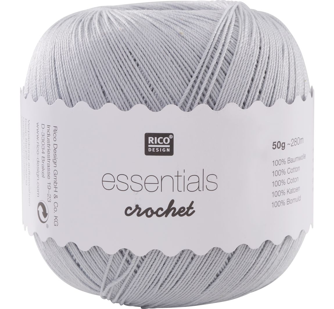 Rico Design Essentials Crochet - Smokey Blue