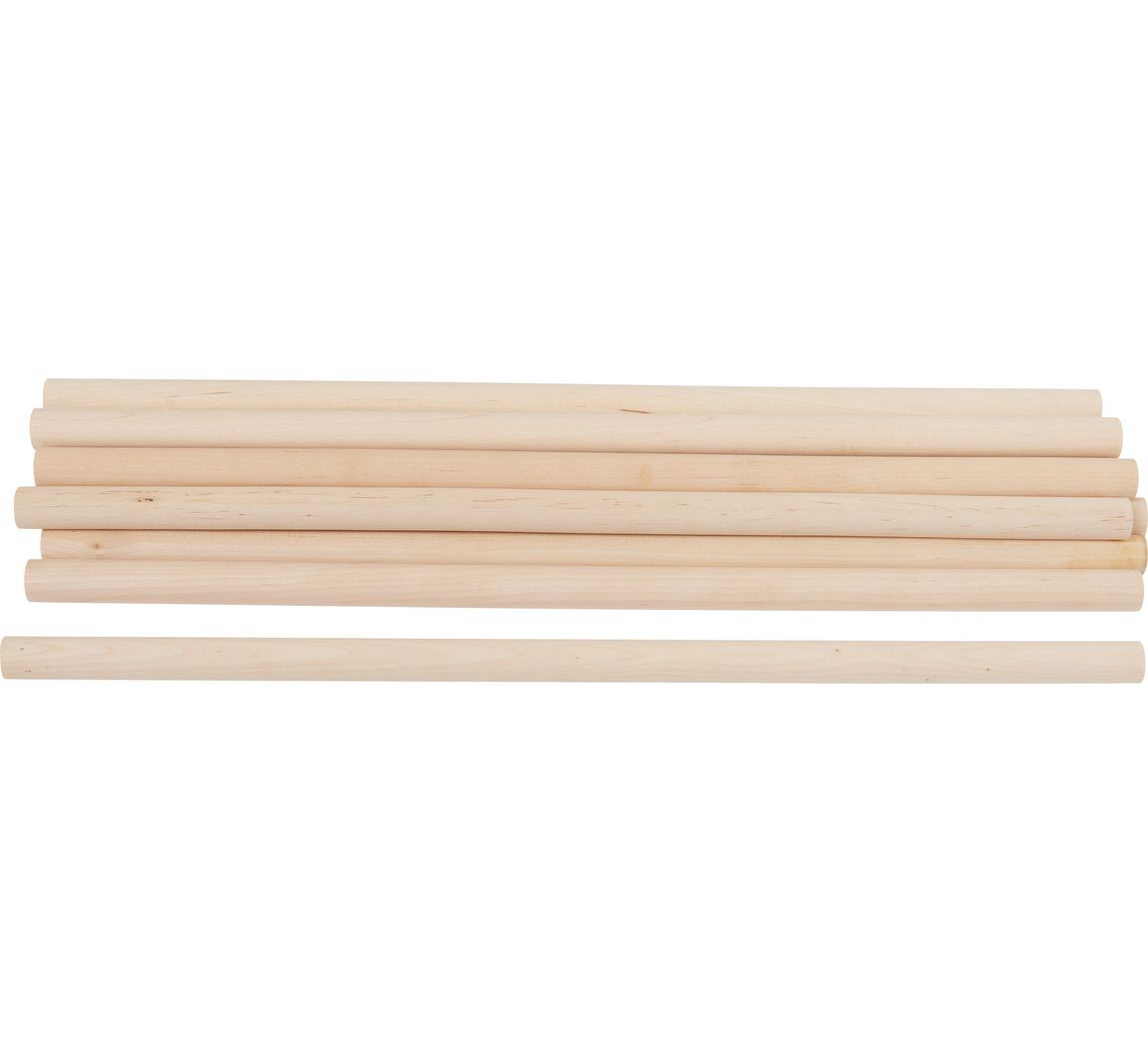 VBS Rundstäbe, 50 cm - Ø 20 mm, 10 Stück