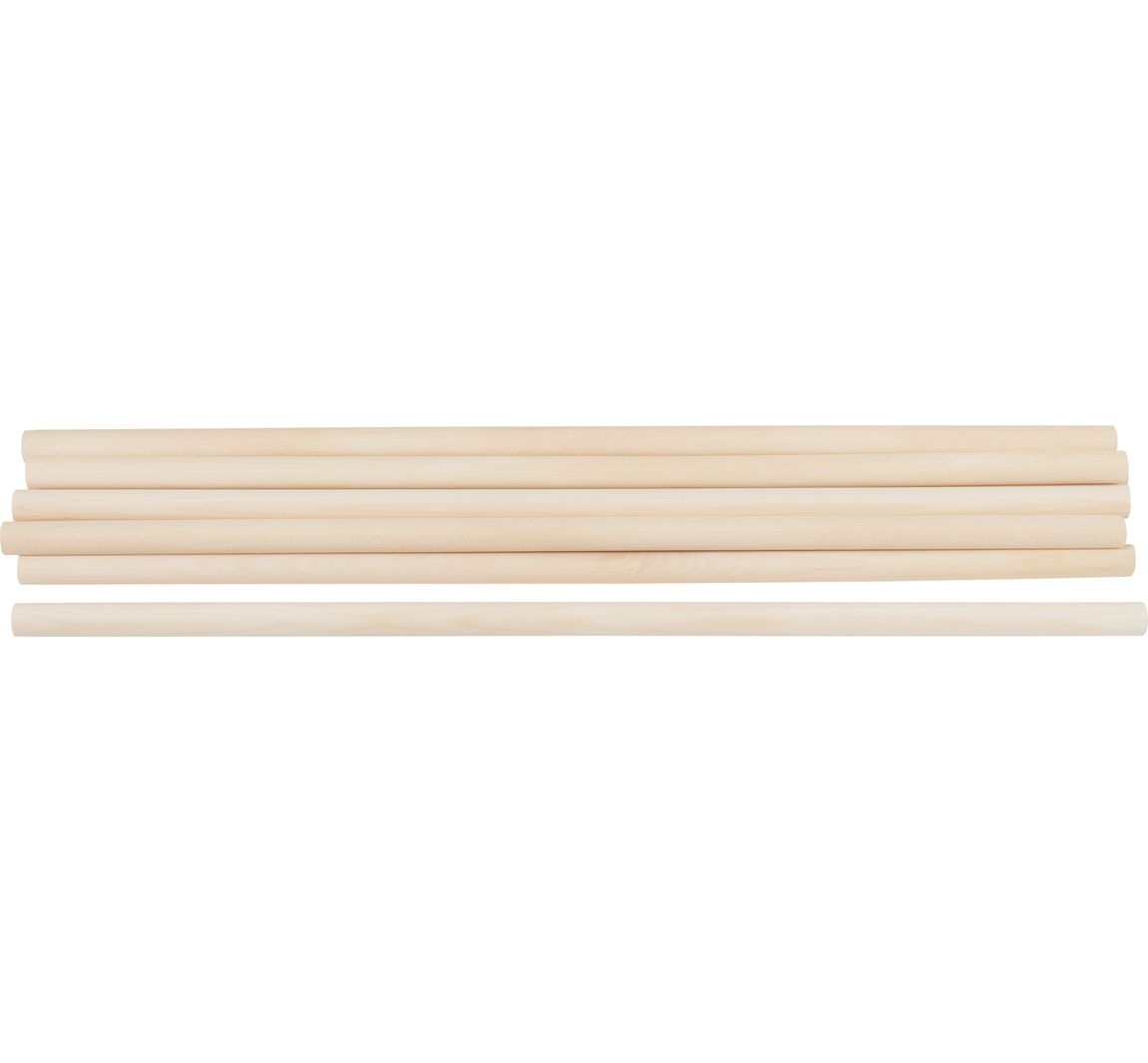 VBS Rundstäbe, 50 cm - Ø 15 mm, 10 Stück
