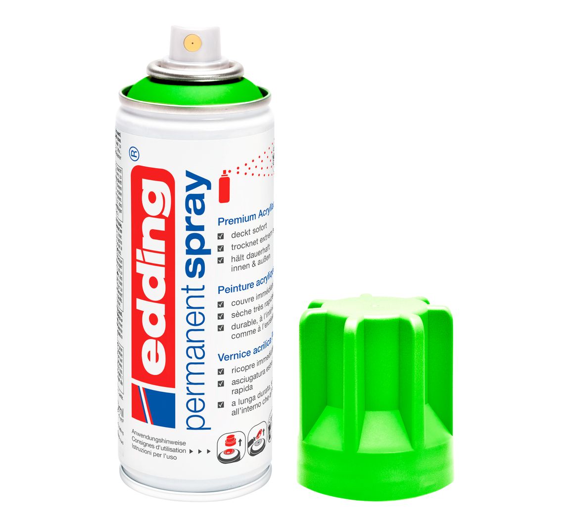 edding 5200 "Permanentspray", Seidenmatt - Neon-Grün