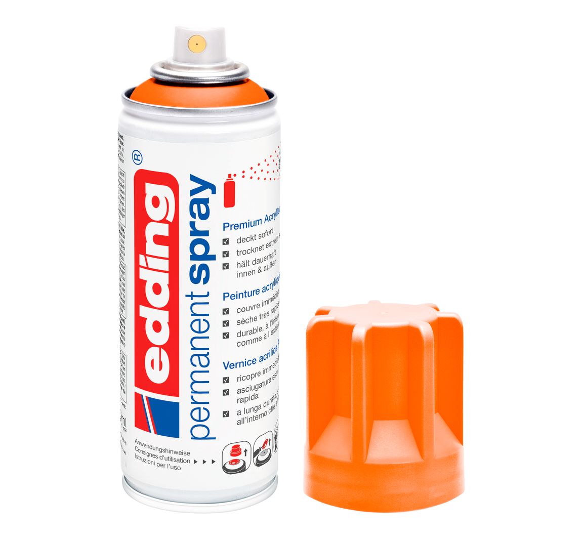 edding 5200 "Permanentspray", Seidenmatt - Neon-Orange