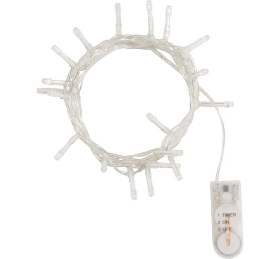 VBS Mini-LED-Lichterkette, mit Timer, mit Knopfzellen